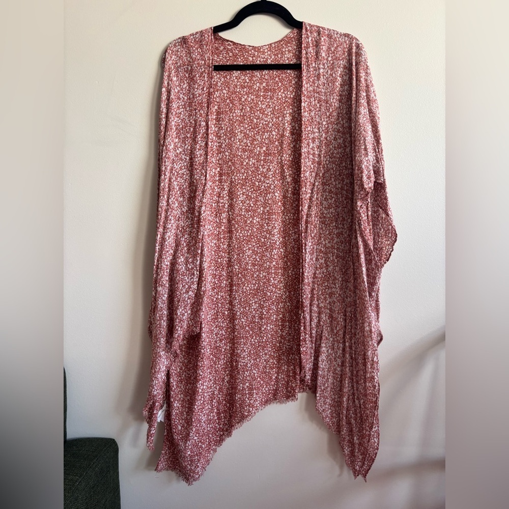 Gentle Fawn Floral red duster